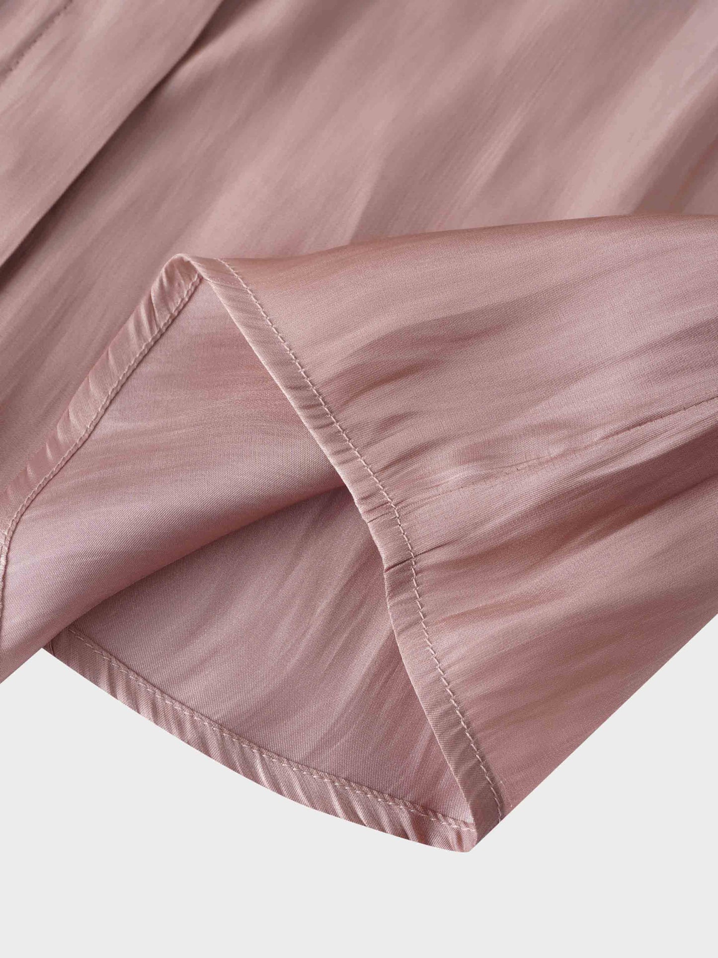 Shimmer Tie Blouse-Champagne-4