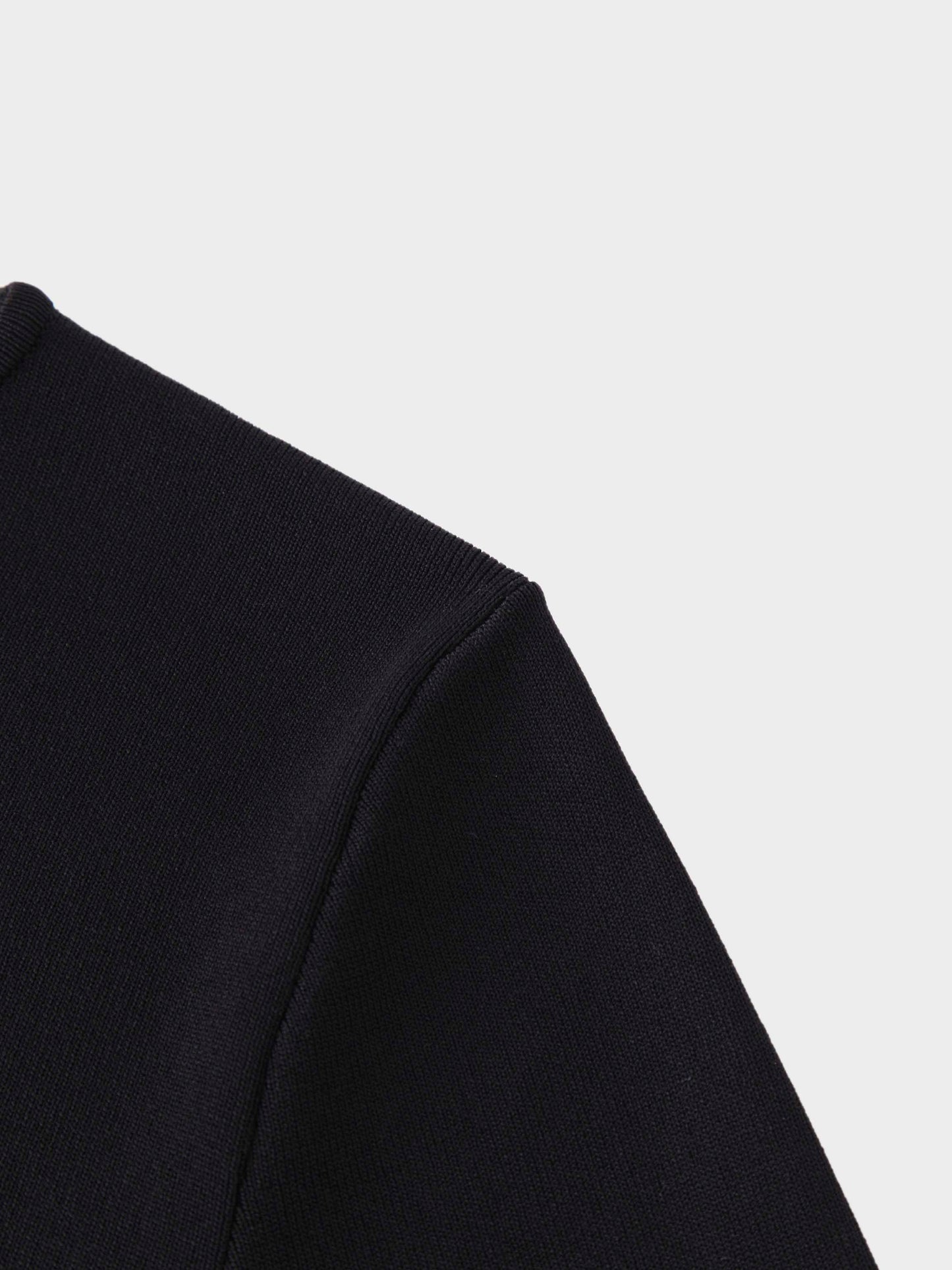 High Cuff Sweater-Black-3