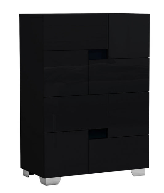 44" Superb Black High Gloss Chest-0