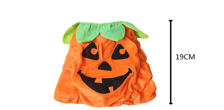 Pet Pumpkin Leaf Costume - Creative Halloween Cat Cosplay Clothing-3