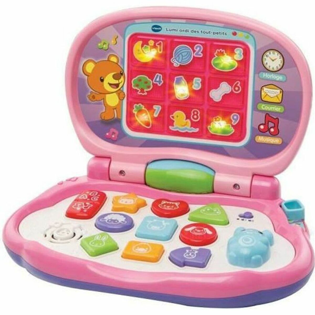 Laptop computer Vtech Baby Baby Lumi Ordi Toddler Interactive Toy-0