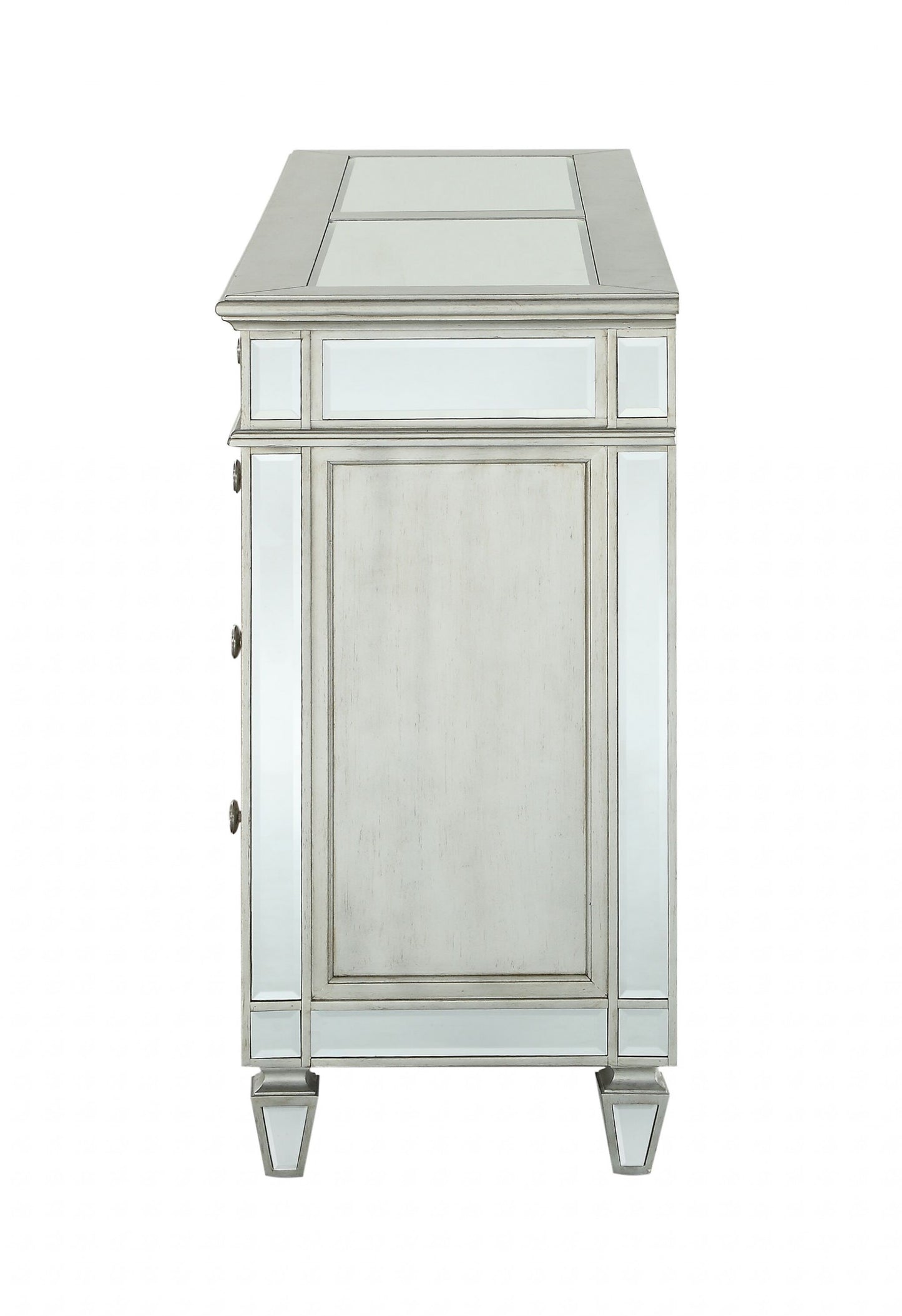 20" Gray Solid Wood Six Drawer Double Dresser-3