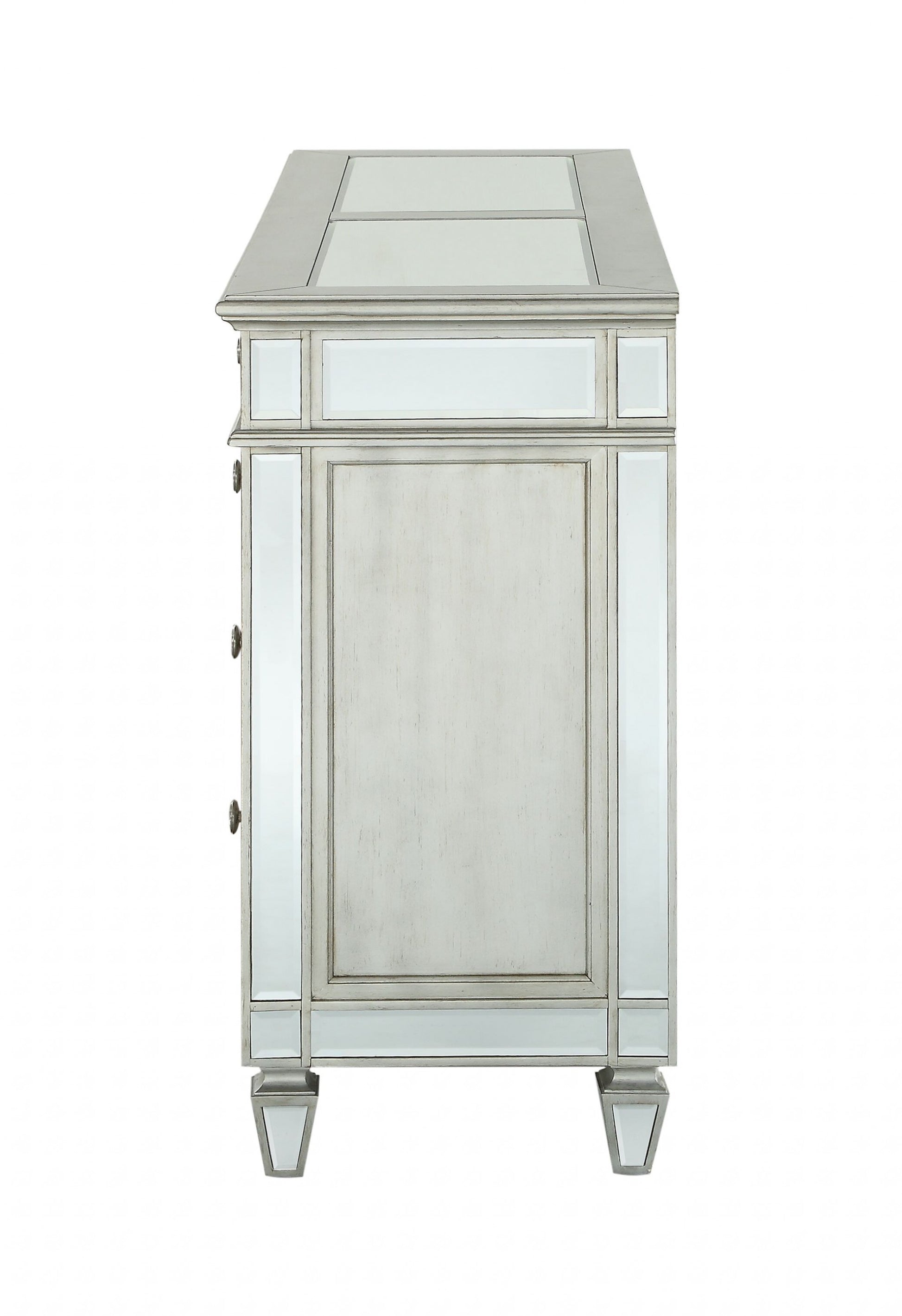 20" Gray Solid Wood Six Drawer Double Dresser-3