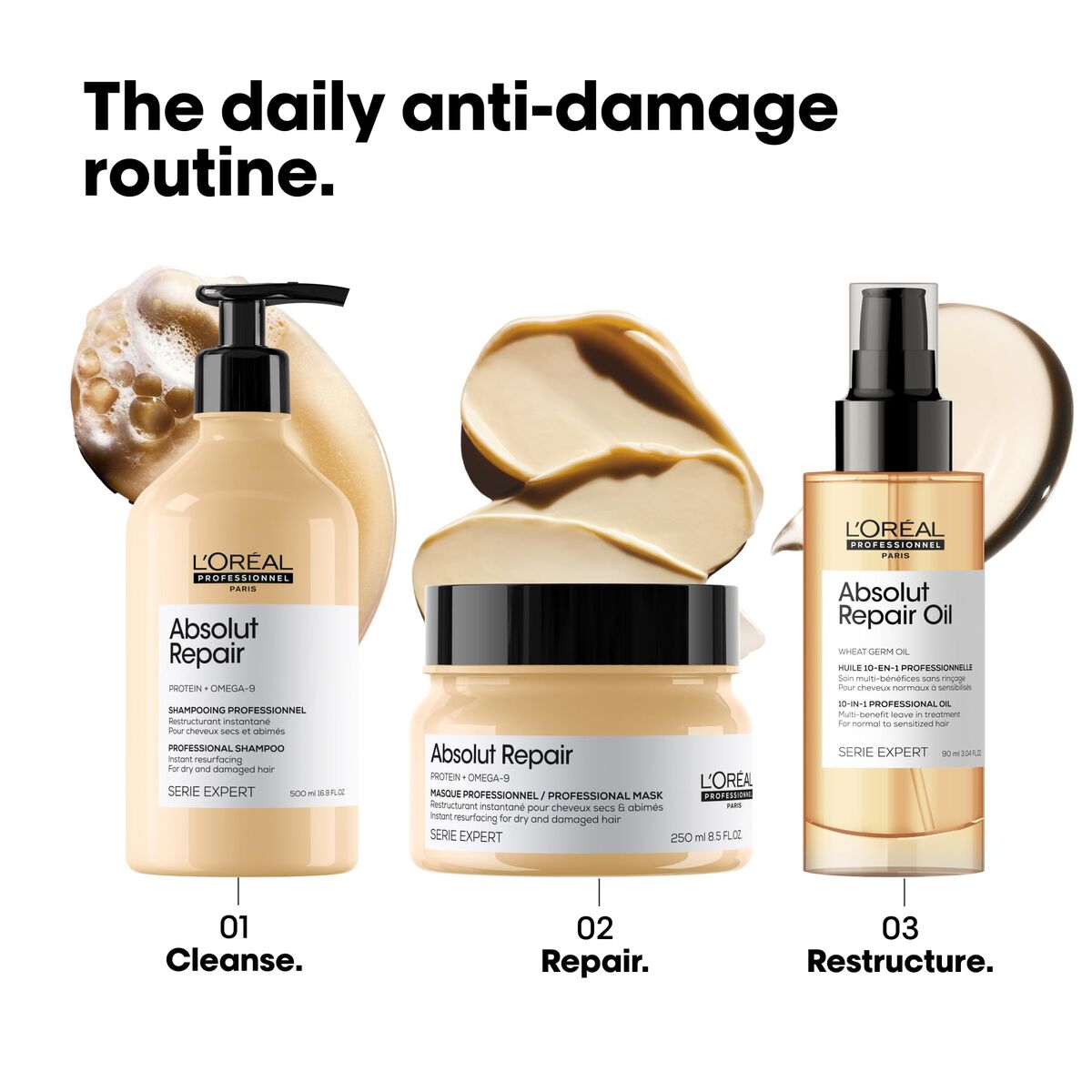 Day Cream L'Oreal Professionnel Paris ABSOLUT REPAIR 250 ml-7