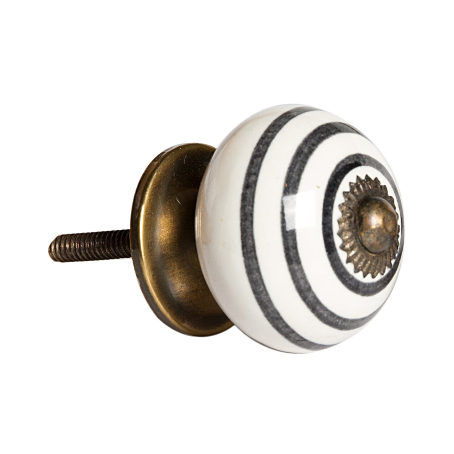 1.5" X 1.5" X 1.5" Ceramic Metal Multicolor 12 Pack Knob-2
