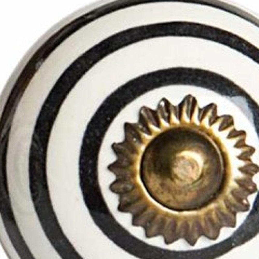 1.5" X 1.5" X 1.5" Ceramic Metal Multicolor 12 Pack Knob-3