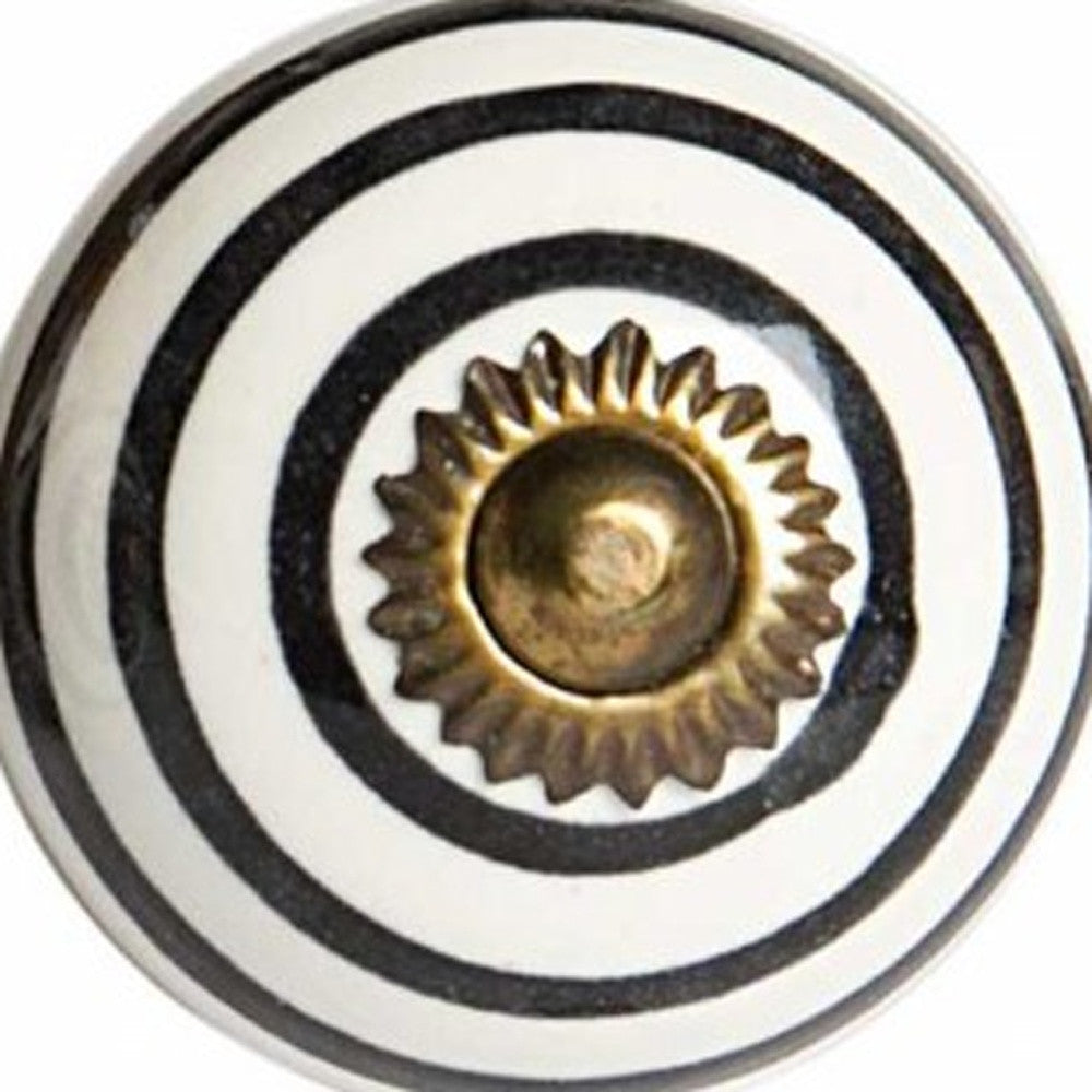 1.5" X 1.5" X 1.5" Ceramic Metal Multicolor 12 Pack Knob-4