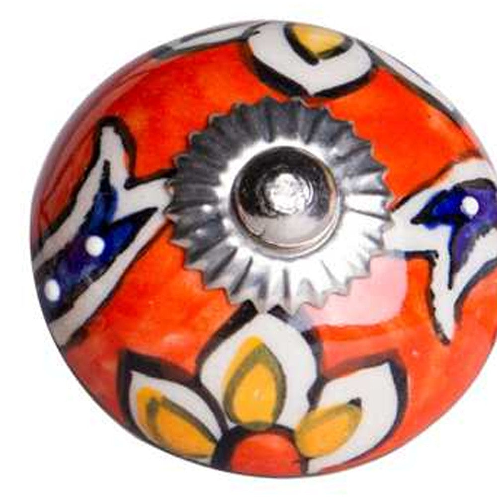 1.5" X 1.5" X 1.5" Ceramic Metal Multicolor 12 Pack Knob-4