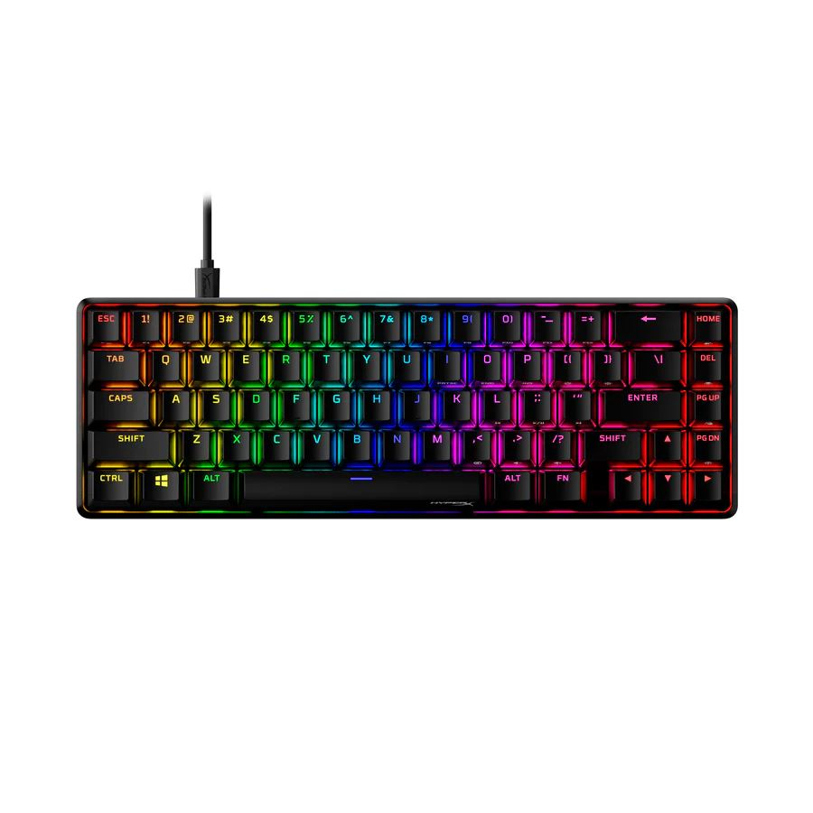 HyperX Alloy Origins 65 - Mechanical Gaming Keyboard - HX Red (US Layout) tastaturi USB Engleză SUA Negru (4P5D6AA#ABA)-0
