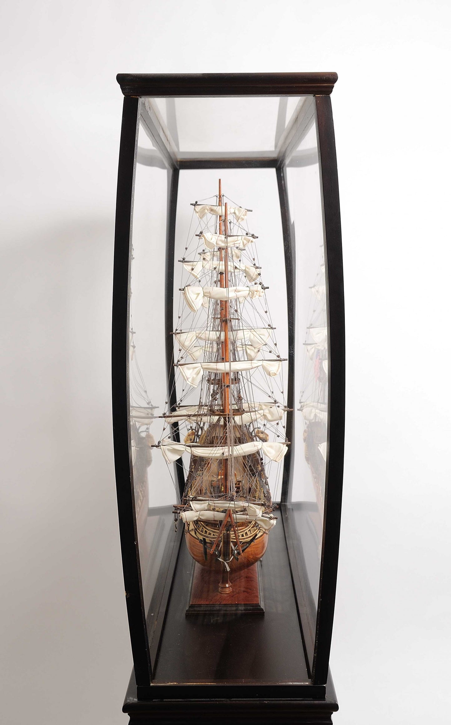 14" Black And Clear Glass Standard Display Stand-4