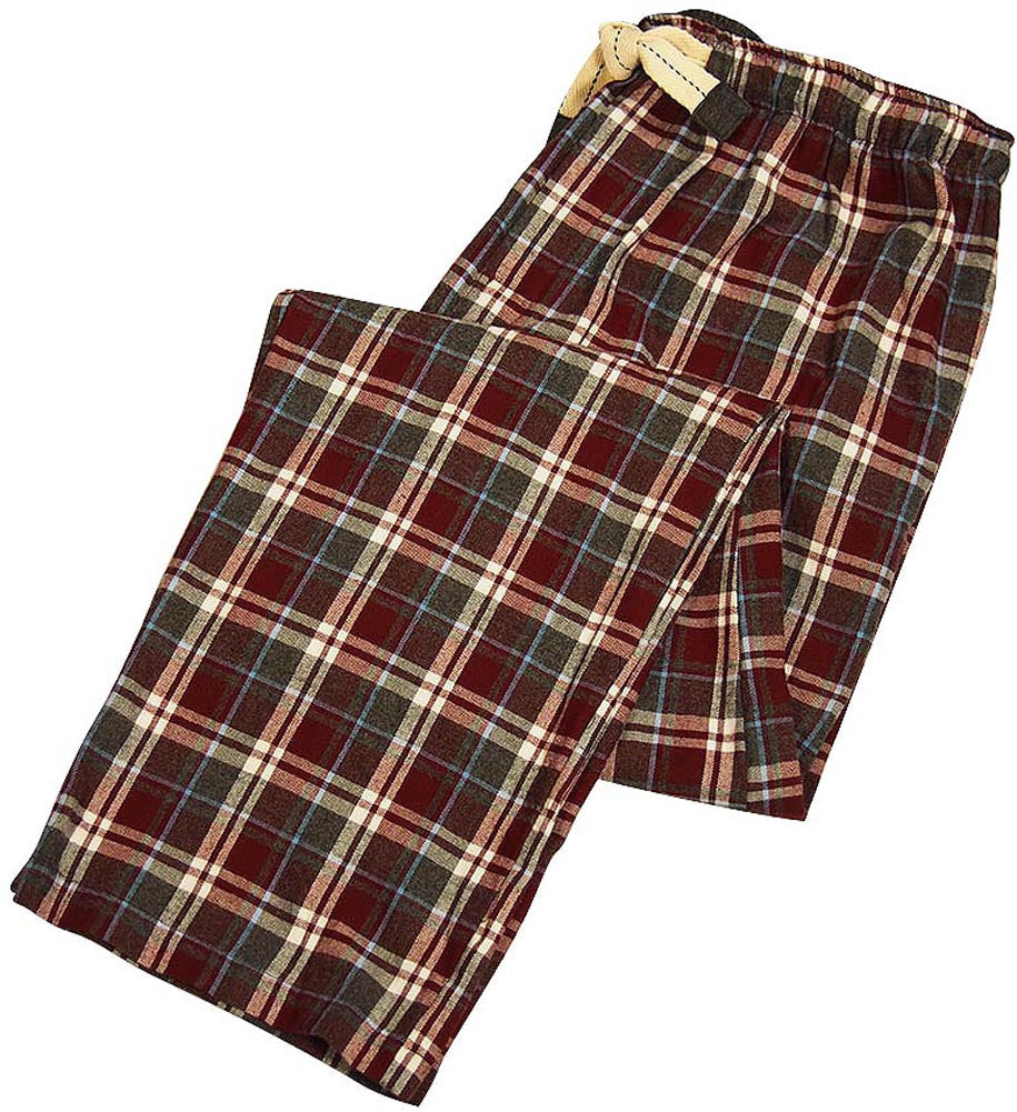 Majestic International Mens Cotton Flannel Sleep Lounge Pajama Pant, 36848-8