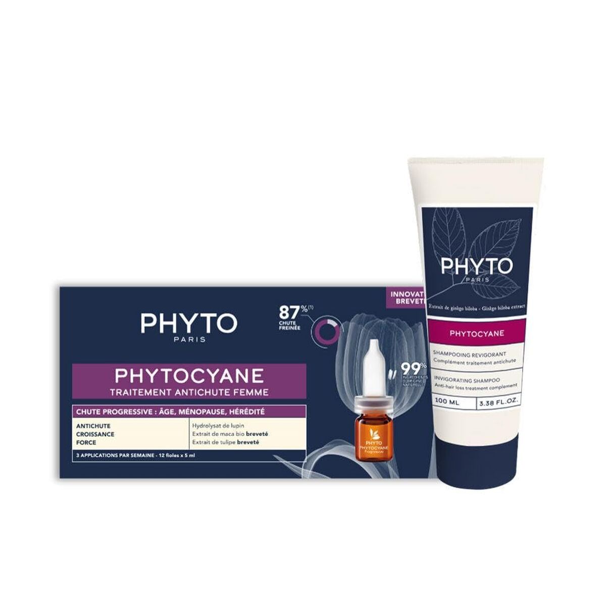 Hair Dressing Set Phyto Paris PHYTOCYANE 2 Pieces-0
