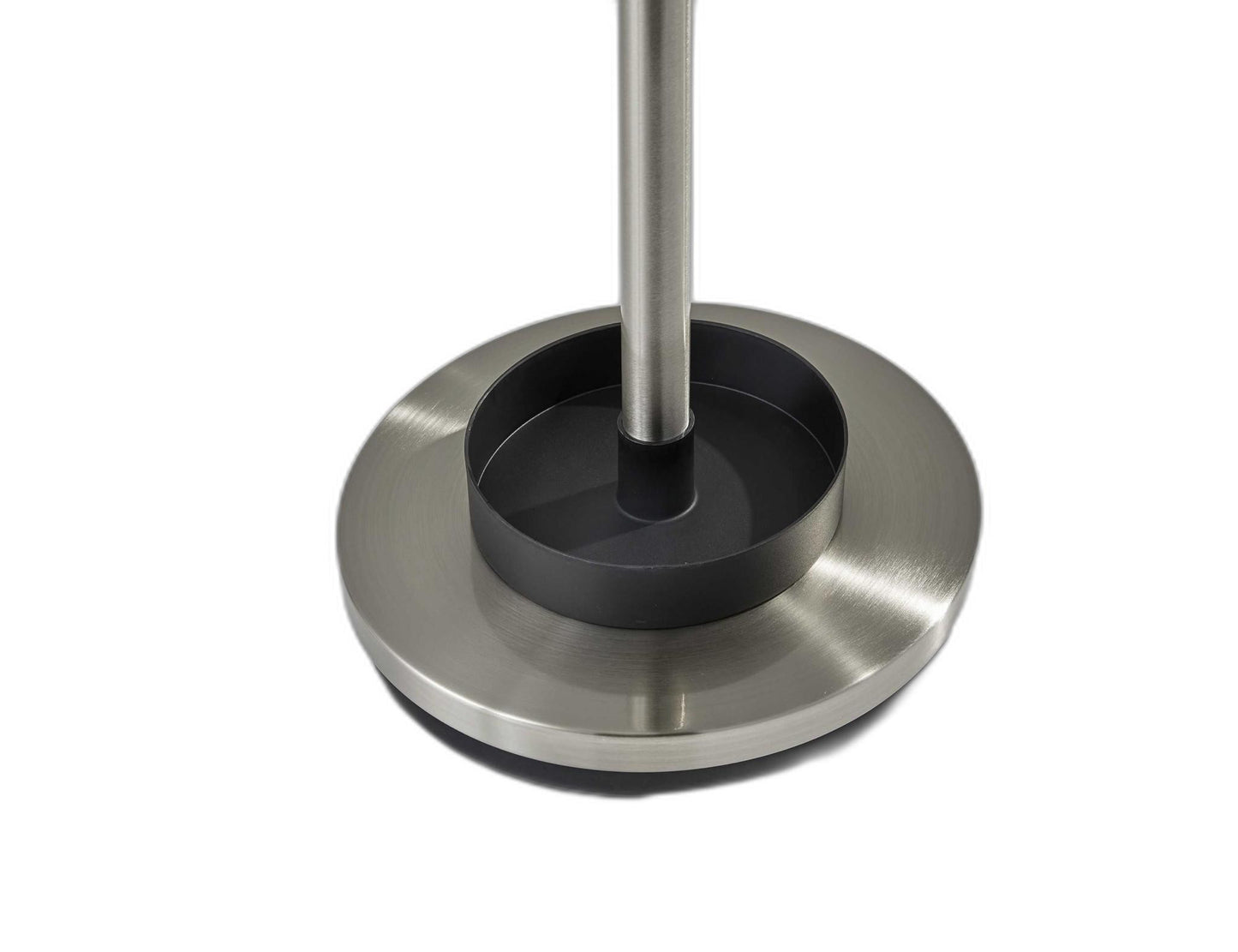 13" X 68" Brushed Steel Brushed Steel Stand Coat Rack-2