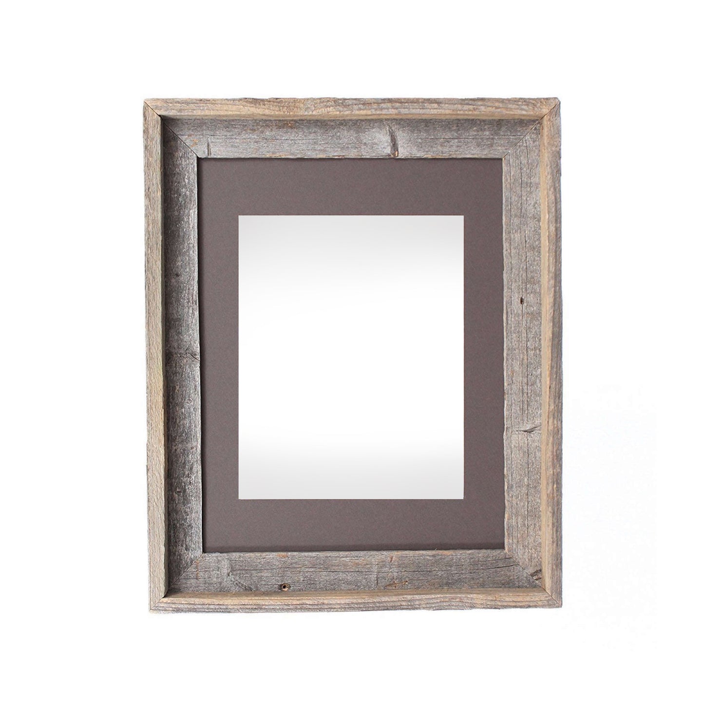 16" x 20" Gray Distressed Solid Wood Hanging Picture Frame-1