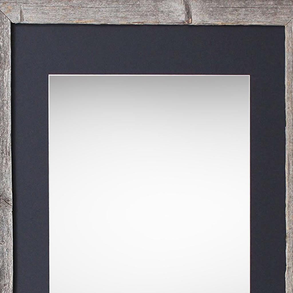 16" x 20" Black Solid Wood Hanging Picture Frame-3