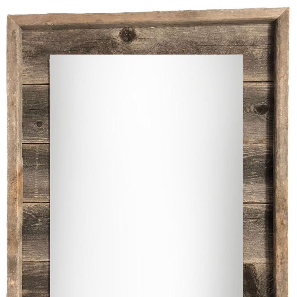 11" x 14" Gray Solid Wood Hanging Picture Frame-3