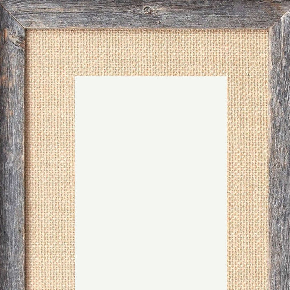 11" x 14" Brown Solid Wood Hanging Picture Frame-4