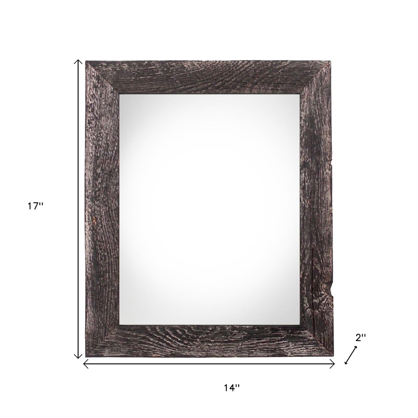 11" x 14" Black Solid Wood Hanging Picture Frame-6