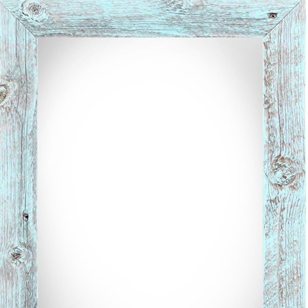 11" x 14" Blue Solid Wood Hanging Picture Frame-2