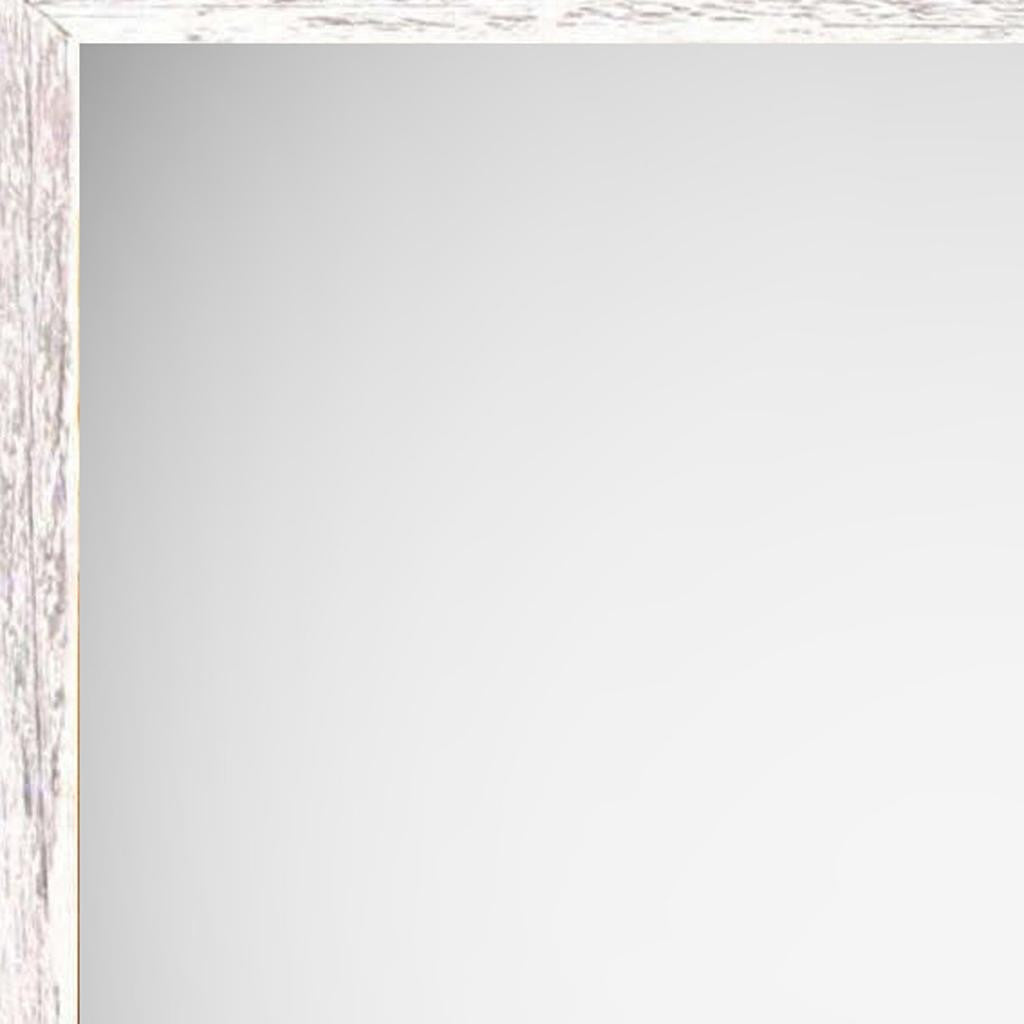 10" x 10" White Solid Wood Hanging Picture Frame-2