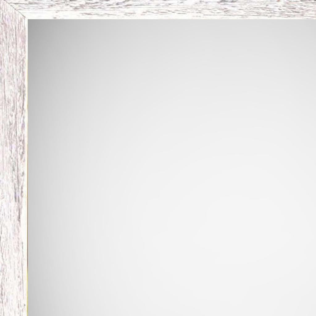 10" x 10" White Solid Wood Hanging Picture Frame-3