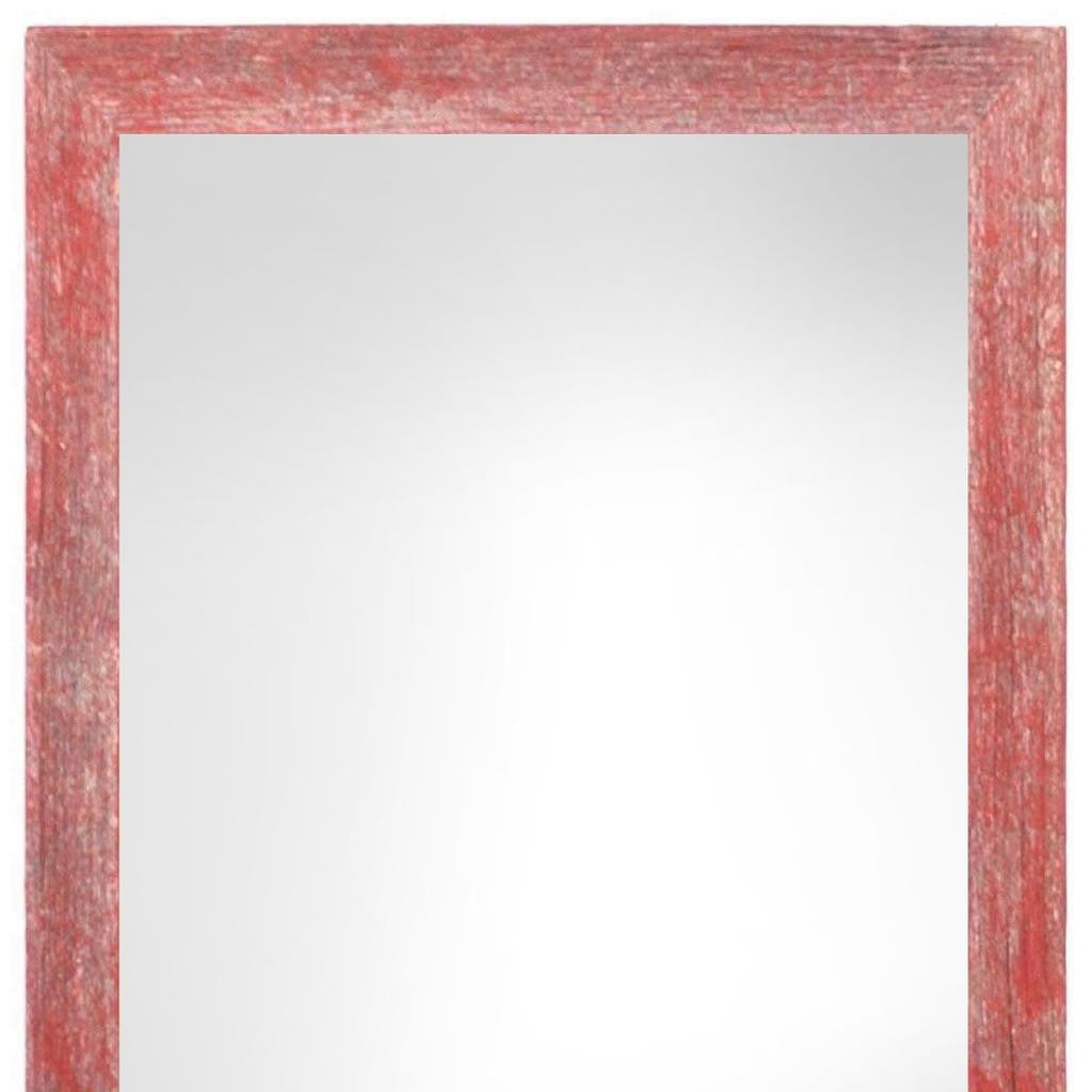 11" x 14" Red Solid Wood Hanging Picture Frame-3