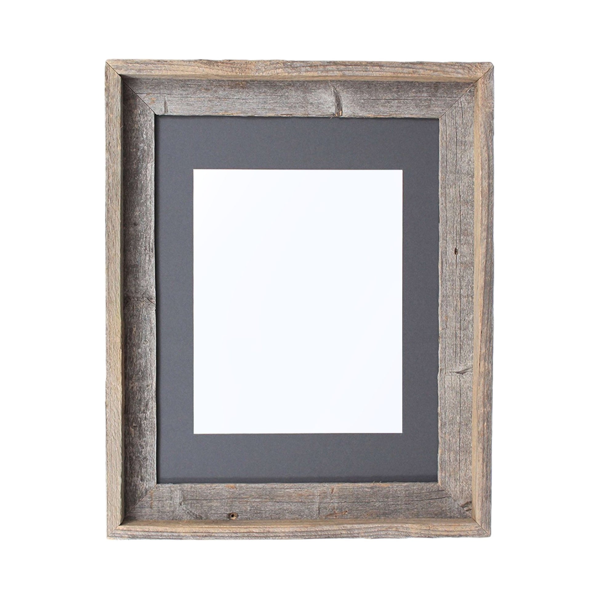 16" x 20" Gray Solid Wood Hanging Picture Frame-0
