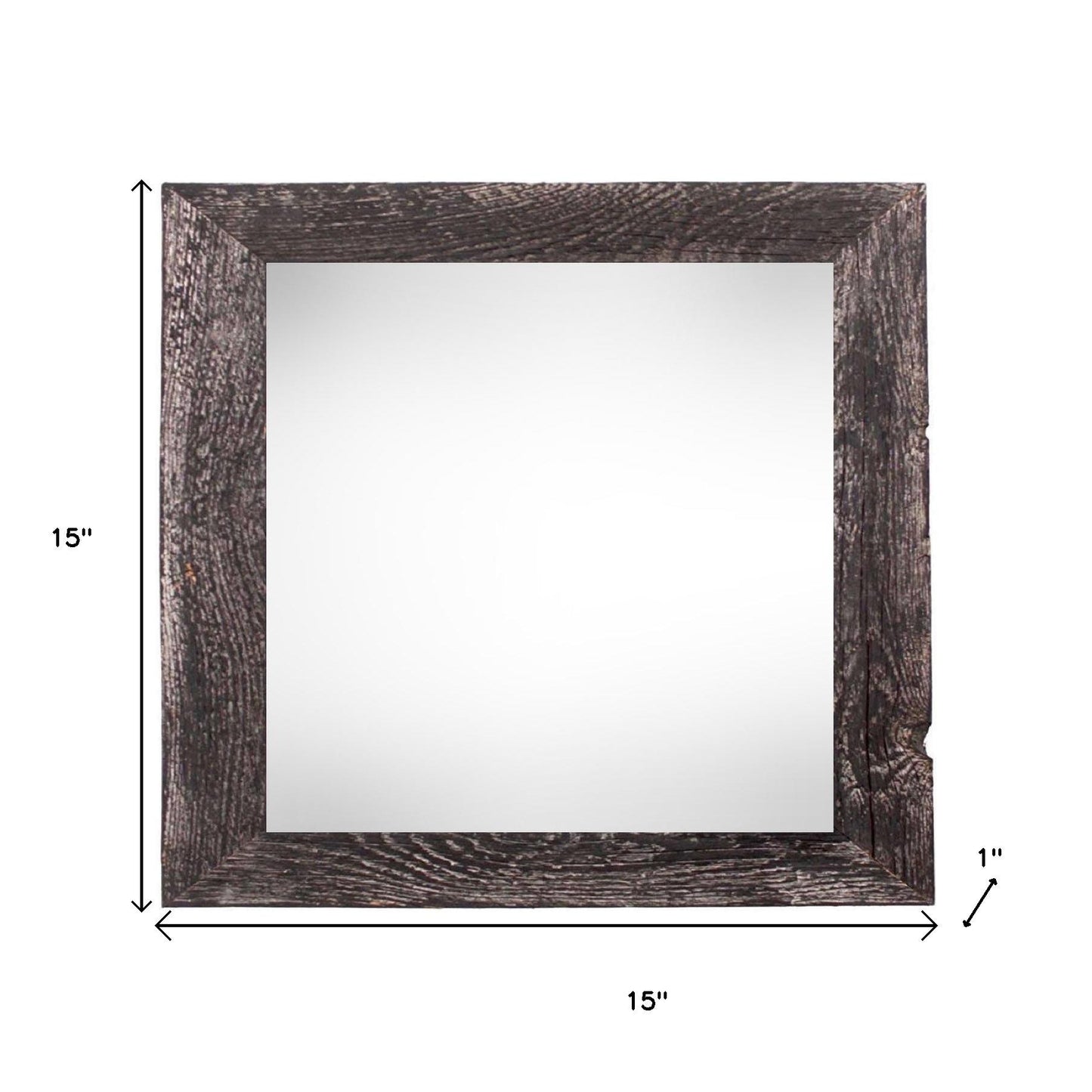 12" x 12" Black Solid Wood Tabletop Picture Frame-6