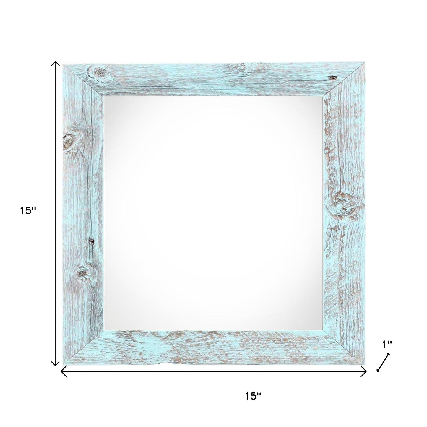 12" x 12" Blue Solid Wood Tabletop Picture Frame-4
