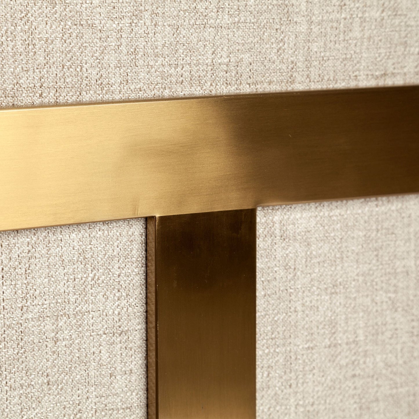 31" Cream and Gold Fabric Arm Chair-8