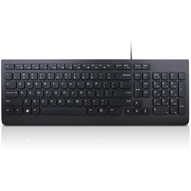 Lenovo Essential klávesnica Univerzálne USB Maďarský Čierna (4Y41C68660)-0