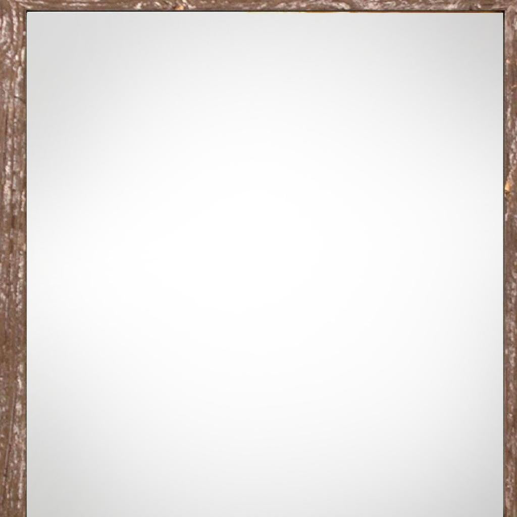 10" x 10" Brown Solid Wood Hanging Picture Frame-2