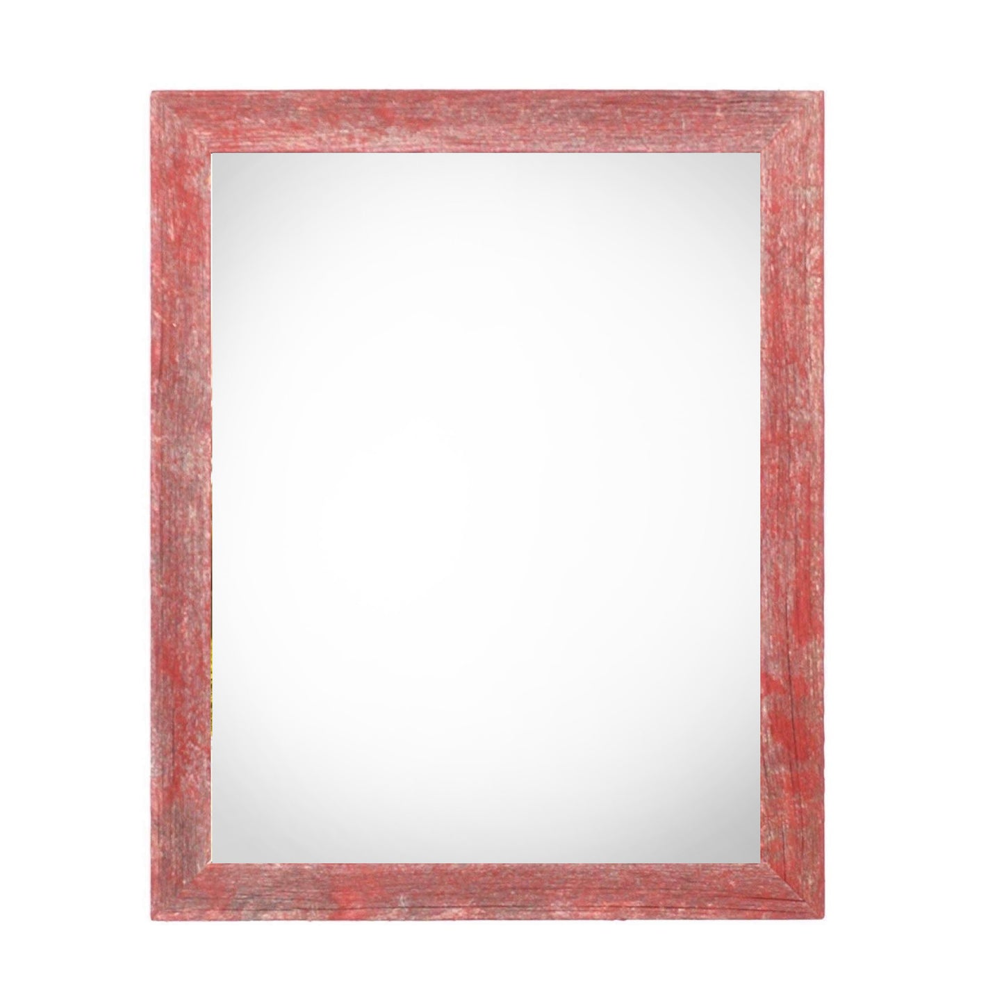 11" x 14" Red Solid Wood Hanging Picture Frame-0