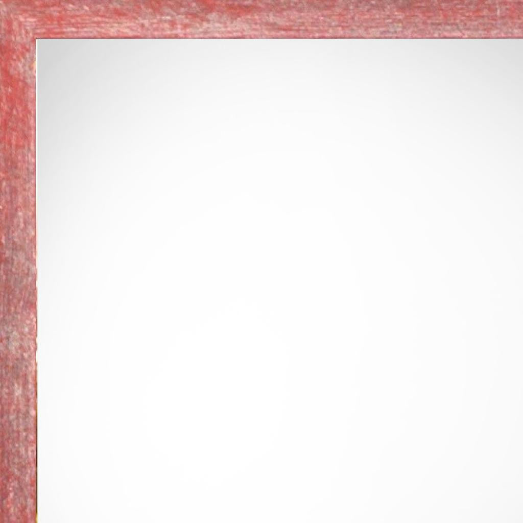 12" x 16" Red Solid Wood Hanging Picture Frame-3
