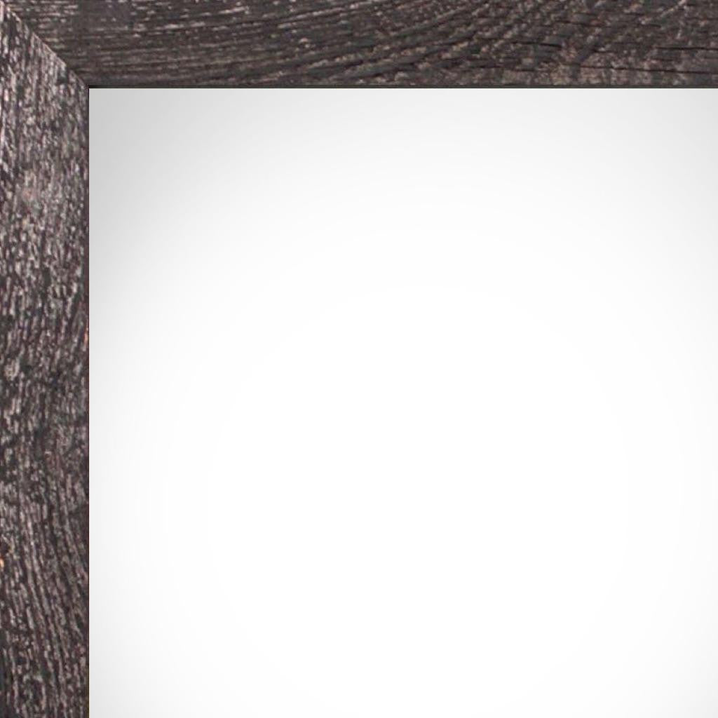 12" x 18" Black Solid Wood Hanging Picture Frame-2