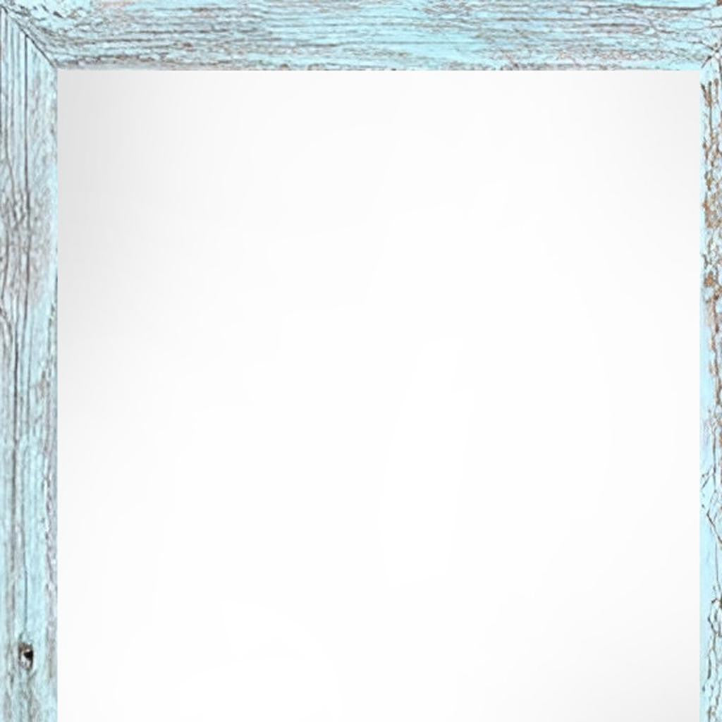 12" x 24" Blue Solid Wood Hanging Picture Frame-4