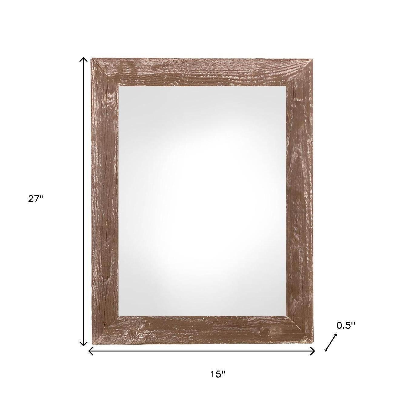 12" x 24" Espresso Solid Wood Hanging Picture Frame-5