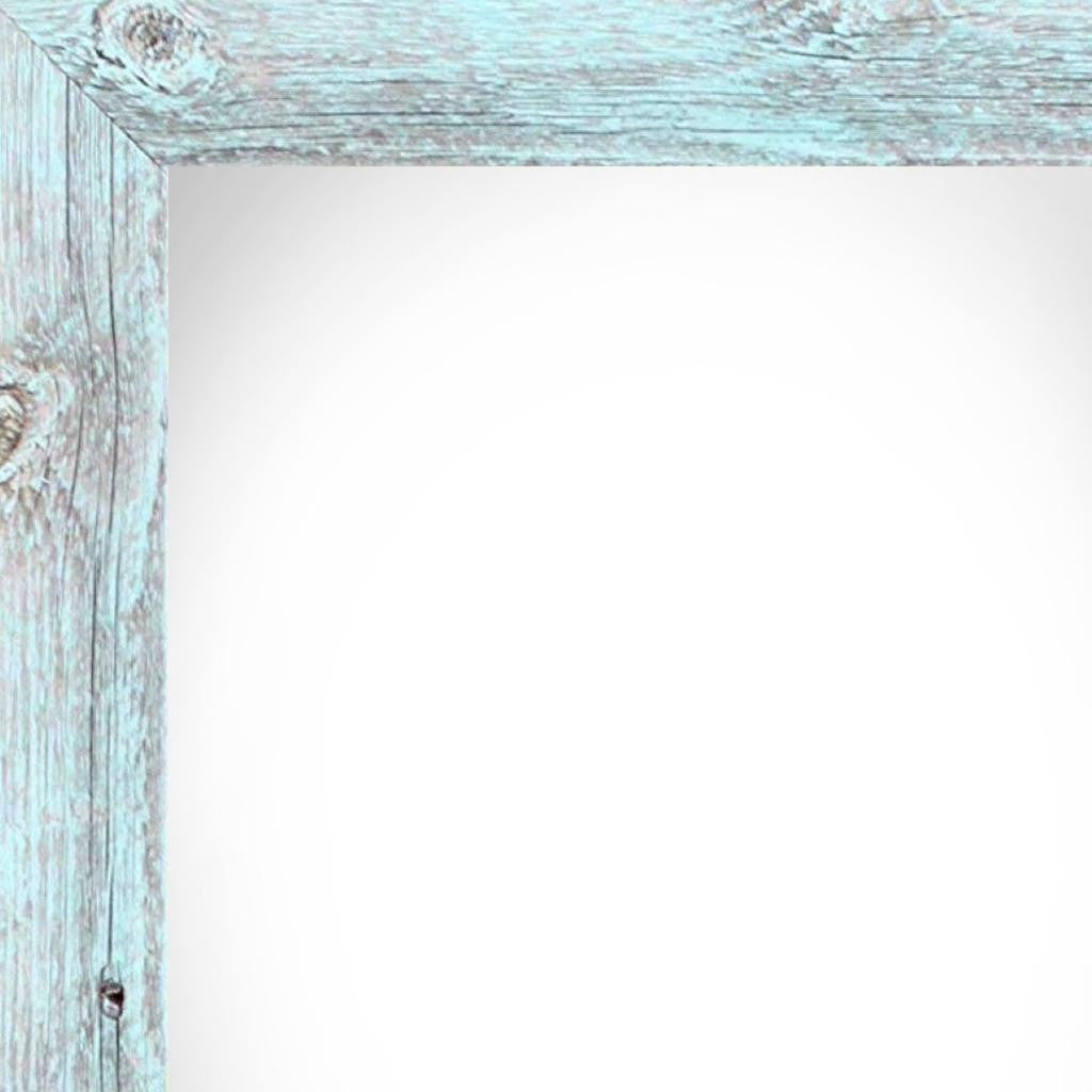 14" x 18" Blue Solid Wood Hanging Picture Frame-2