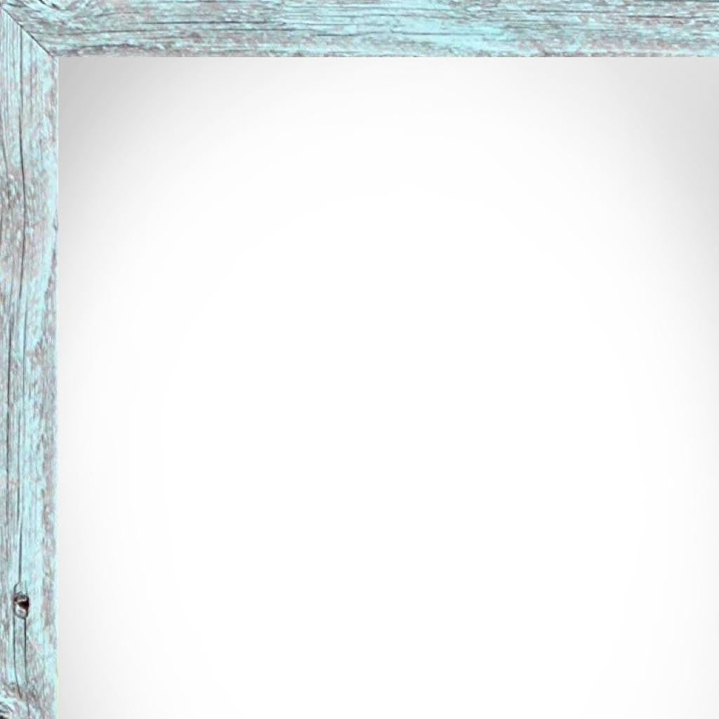 18" x 24" Blue Solid Wood Hanging Picture Frame-3
