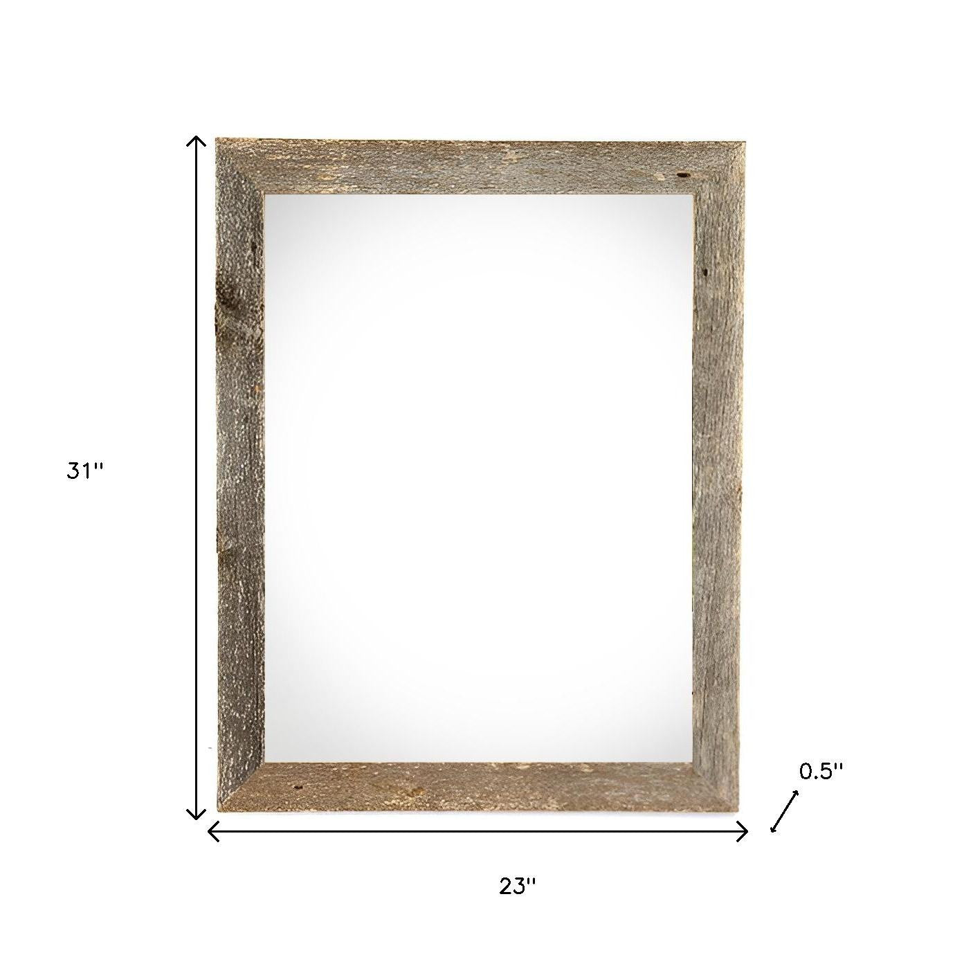 20" x 28" Gray Solid Wood Hanging Picture Frame-6