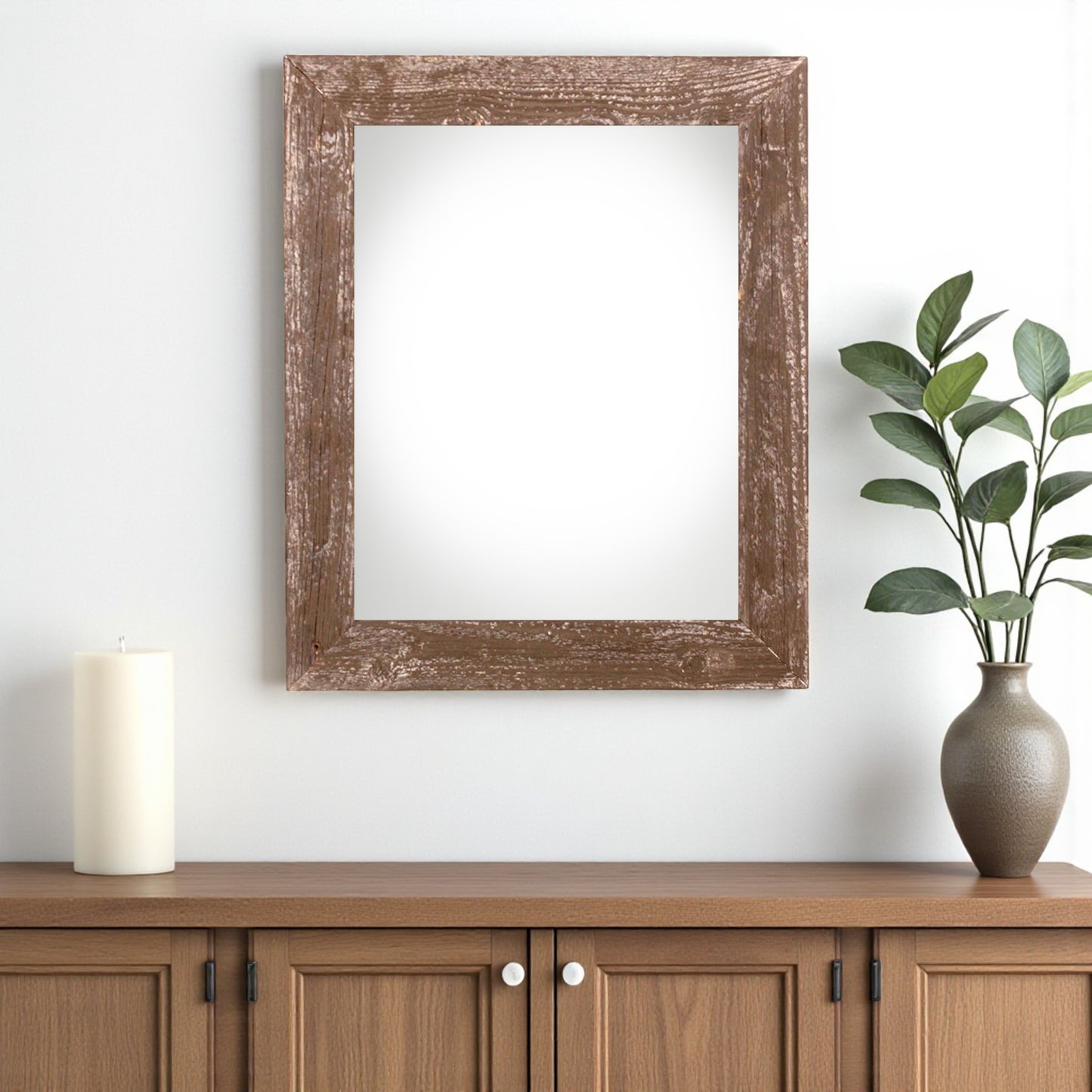 24" x 36" Espresso Solid Wood Hanging Picture Frame-1