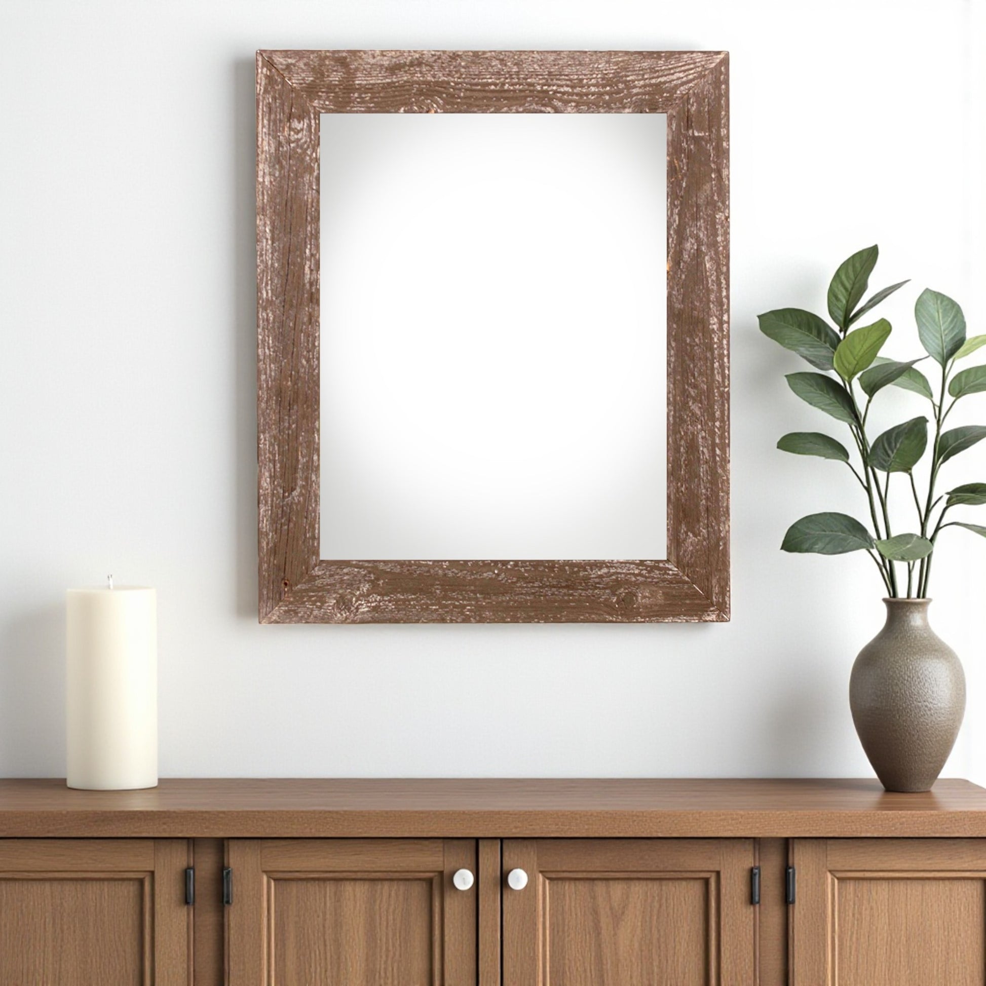 24" x 36" Espresso Solid Wood Hanging Picture Frame-1