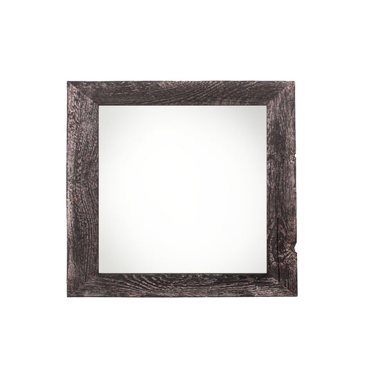 4" x 4" Black Solid Wood Tabletop Picture Frame-0