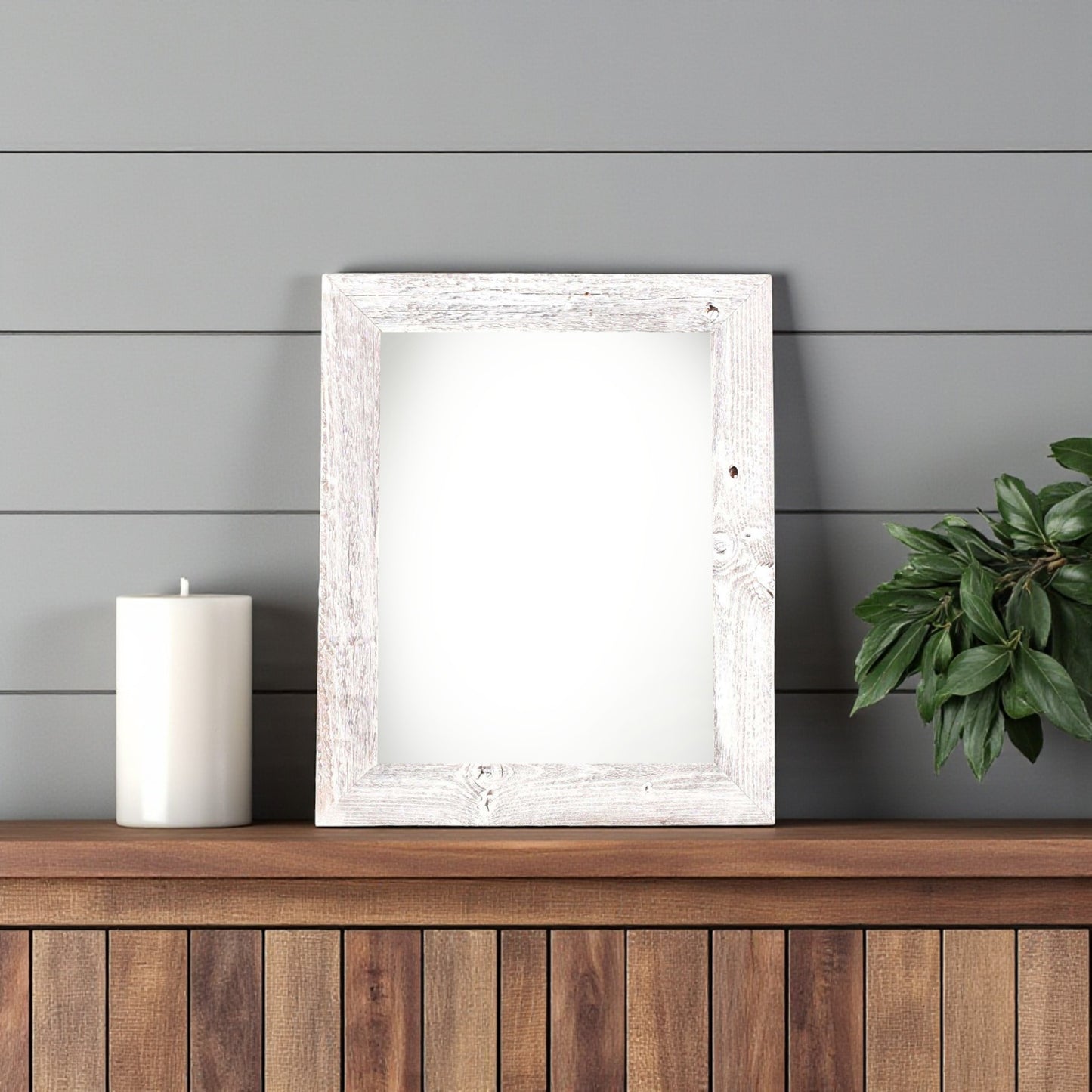 4" x 6" White Solid Wood Tabletop Picture Frame-1