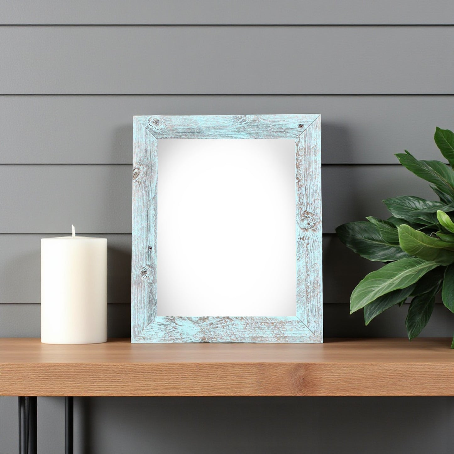 5" x 7" Blue Solid Wood Tabletop Picture Frame-1