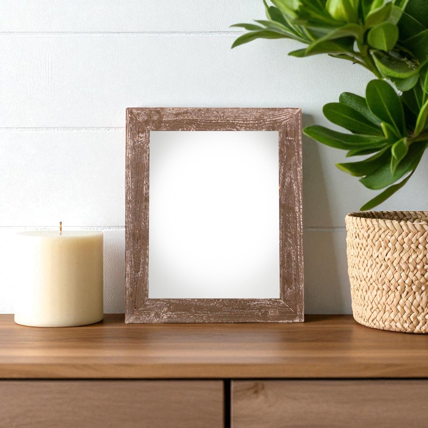 5" x 7" Brown Solid Wood Tabletop Picture Frame-1