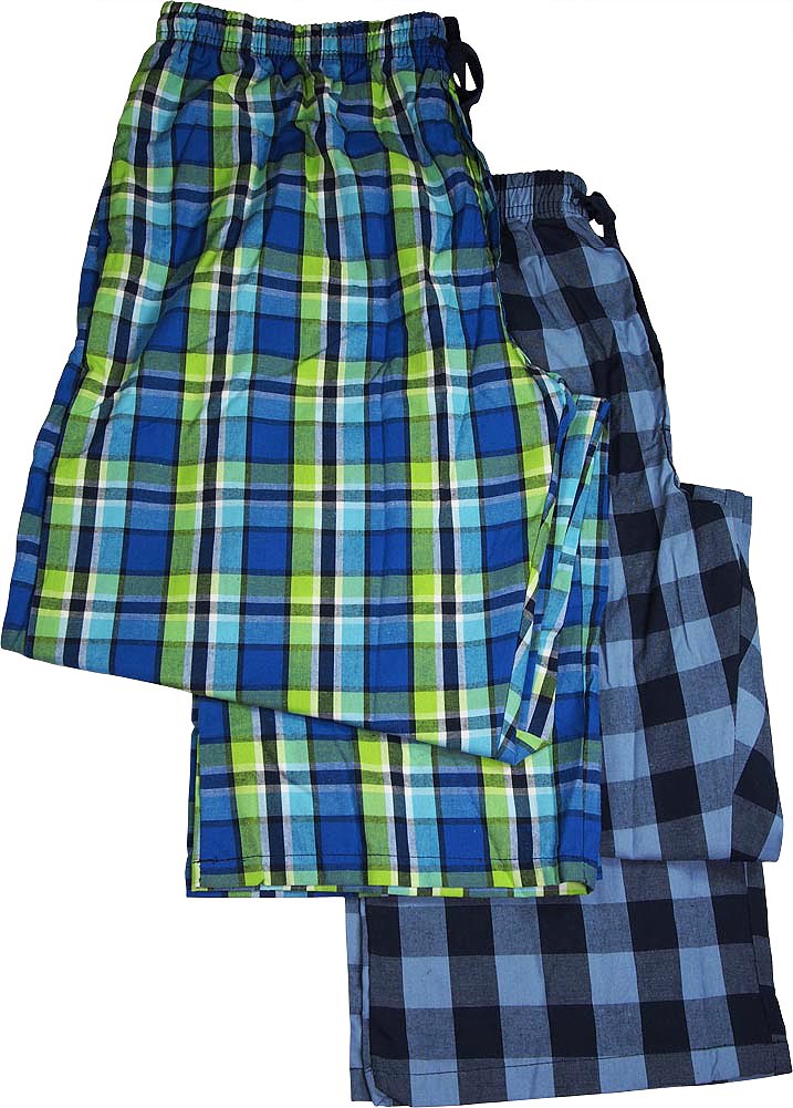 Hanes Men's Tall Woven Stretch Pajama Sleep Lounge Pants - 2 Pack-1