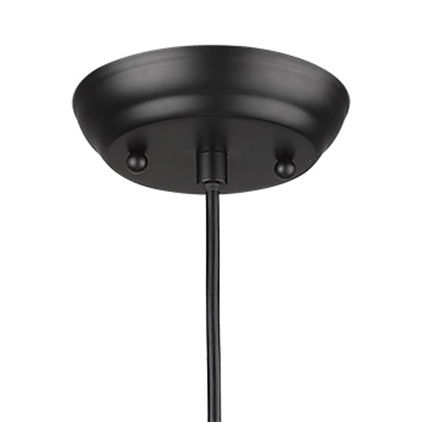 Matte Black Cork Shade Modern One Light Hanging Pendent Lamp-5
