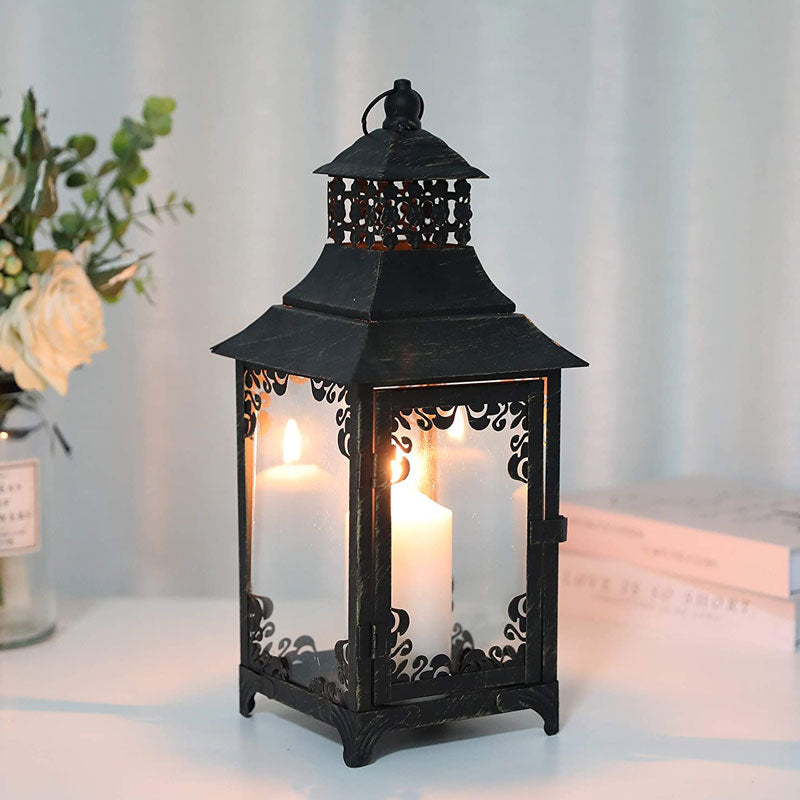 14.5'' High Vintage Style Candle Lantern-0
