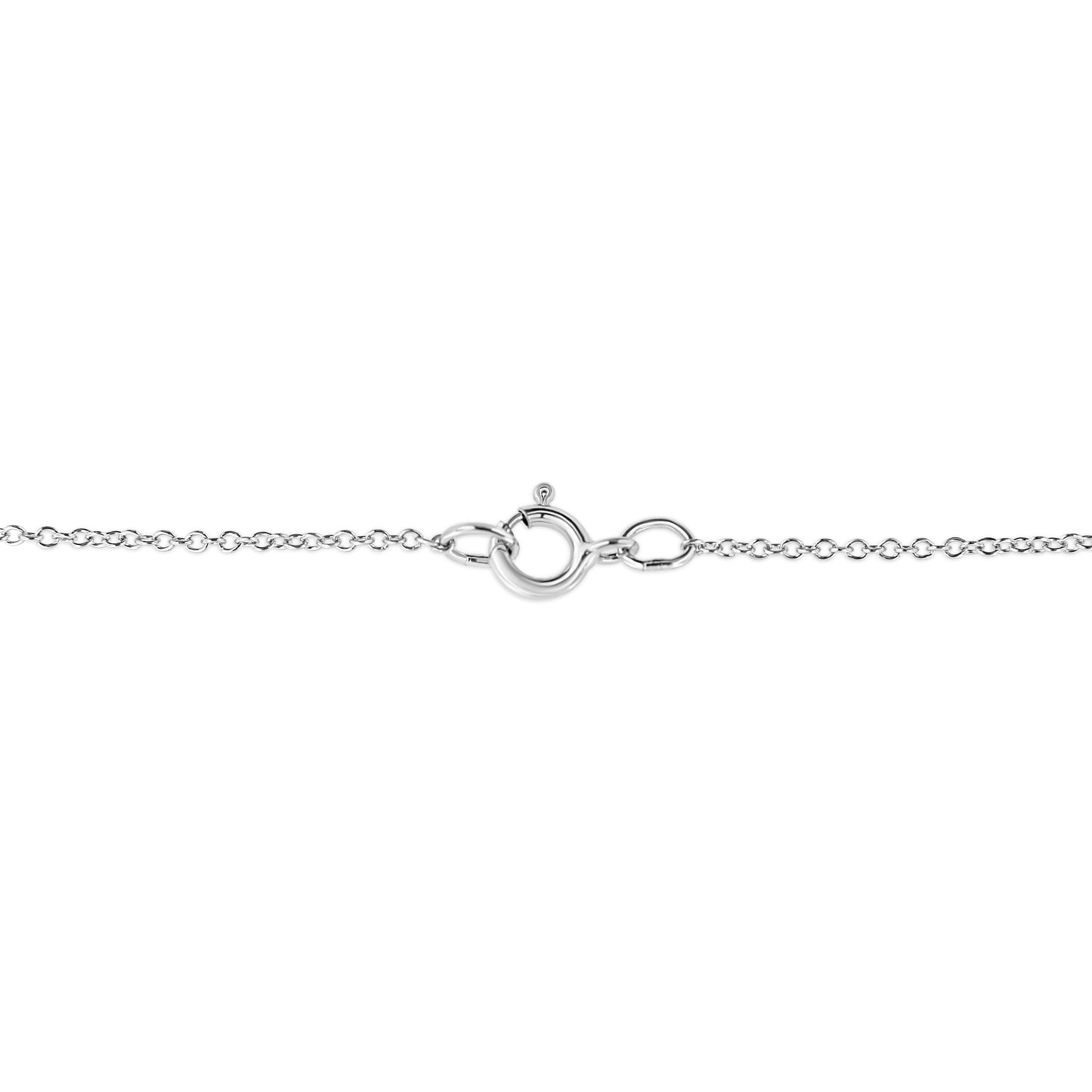.925 Sterling Silver Pave-Set Diamond Accent Kite Shape 18" Pendant Necklace (I-J Color, I1-I2 Clarity)-3